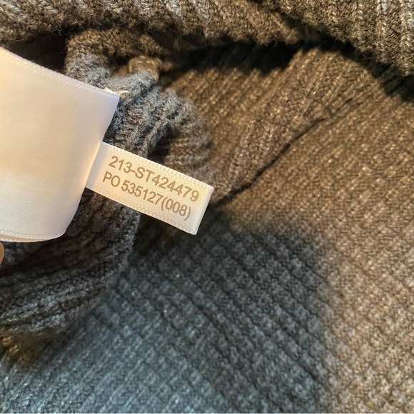 Tommy Bahama Dark Gray Sandover 1/4 Zip Pullover Chunky-Knit Sweater cotton XXL - Picture 6 of 11